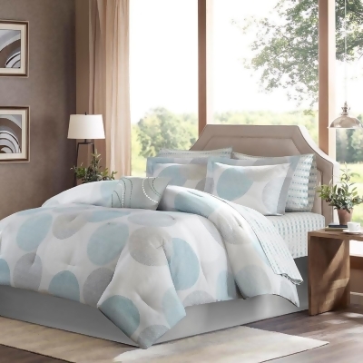 Madison Park Knowles Complete Comforter and Cotton Sheet Set Twin 