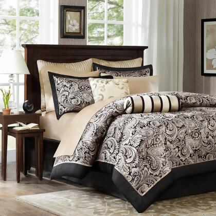 Madison Park Aubrey 12 Piece Complete Bed Set Cal King 