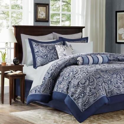 Madison Park Aubrey 12 Piece Complete Bed Set Queen 
