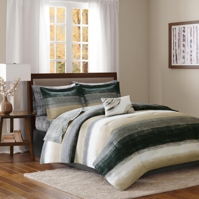 Madison Park Saben Complete Comforter and Cotton Sheet Set Full 