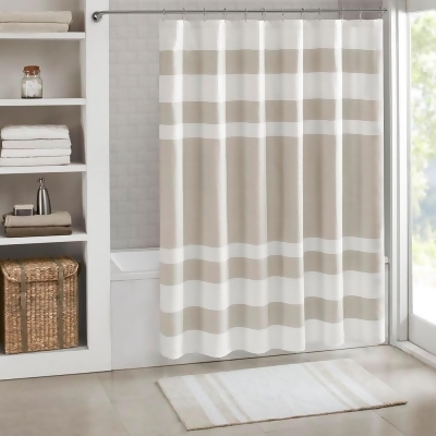 Madison Park Spa Waffle Shower Curtain with 3M Treatment 72x72
