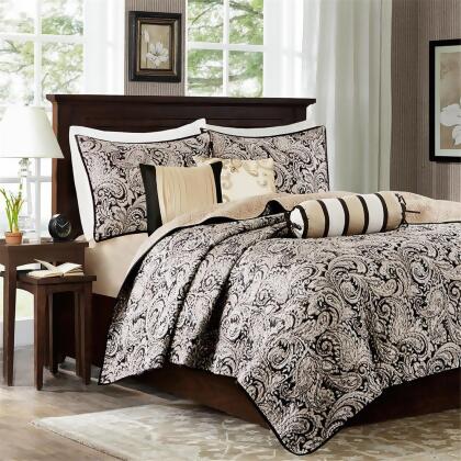 Madison Park Aubrey 6 Piece Reversible Coverlet Set King/Cal King 