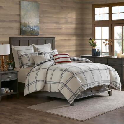 Madison Park Willow Oak Reversible Cotton Comforter Set King 