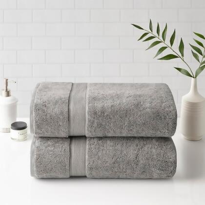 Madison Park 800GSM 100% Cotton Bath Sheet 2 Piece Set 34x68