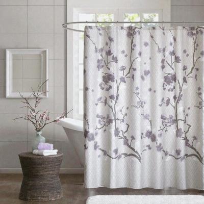 Madison Park Holly Cotton Shower Curtain 72x72