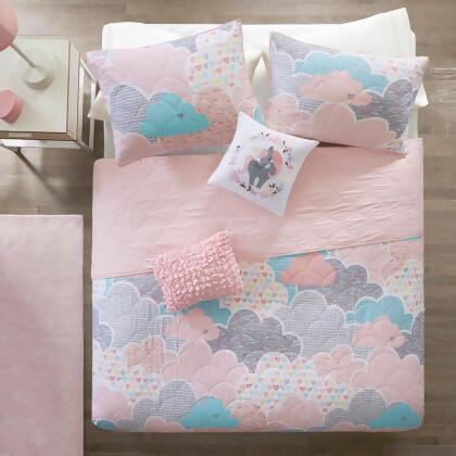 Urban Habitat Cloud Cotton Reversible Coverlet Set Full/Queen 