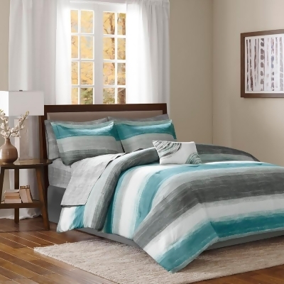 Madison Park Saben Complete Comforter and Cotton Sheet Set Twin 