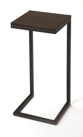 Butler Kilmer Wood & Black Metal Finsih Accent Table 