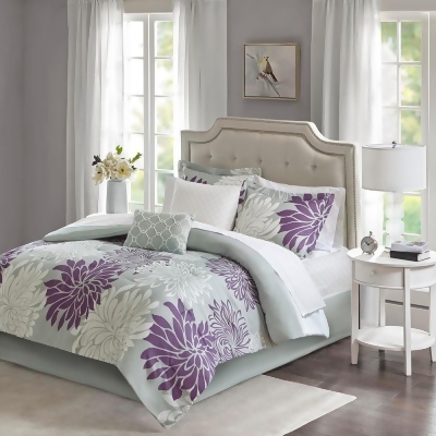 Madison Park Maible Complete Comforter and Cotton Sheet Set Queen 