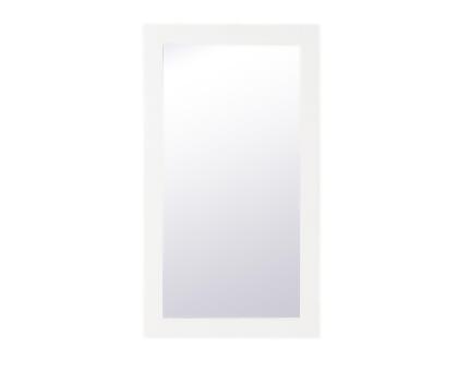 Elegant Lighting Aqua rectangle vanity mirror 18 inch in White 