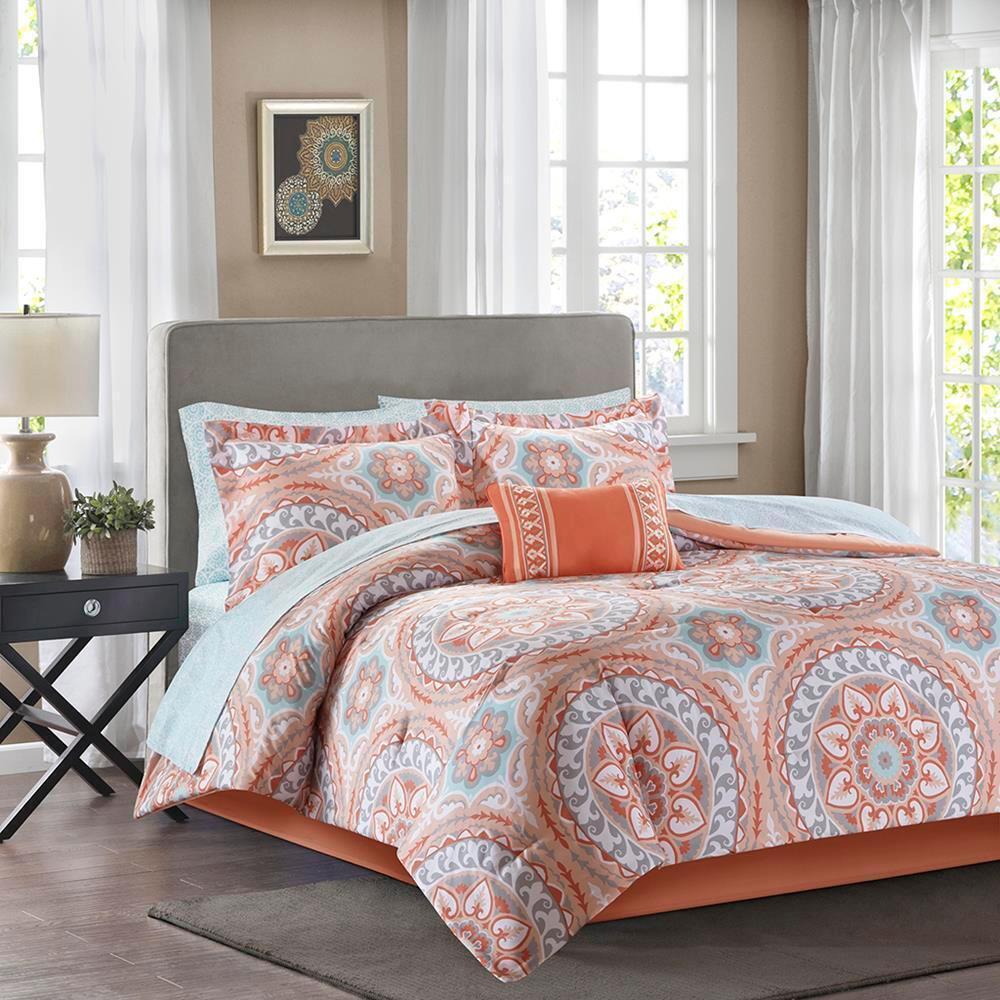 Madison Park Serenity Complete Comforter and Cotton Sheet Set Full