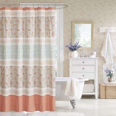 Madison Park Dawn Cotton Shower Curtain 72x72