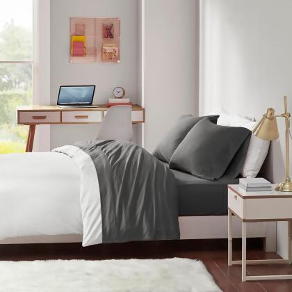 Intelligent Design Cotton Blend Jersey Knit All Season Sheet Set King 