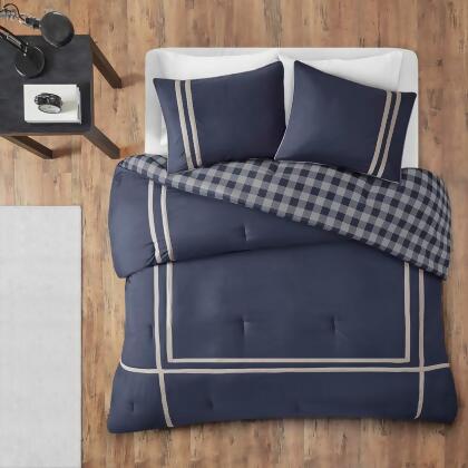 Intelligent Design Oxford Reversible Comforter Set Twin/Twin XL 