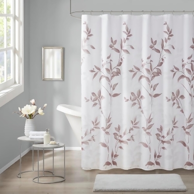 Madison Park Cecily Burnout Printed Shower Curtain 72x72