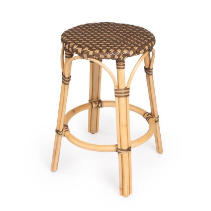 Butler Tobias Brown Rattan Counter Stool 