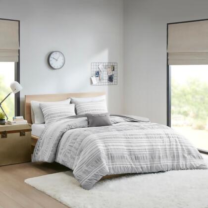 Intelligent Design Lumi Striped Duvet Cover Set - Twin/Twin XL 