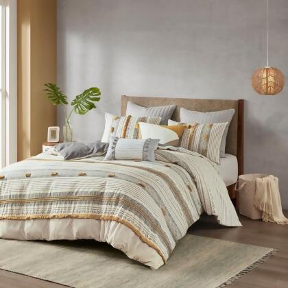 INK+IVY Cody 3 Piece Cotton Duvet Cover Set - Full/Queen 