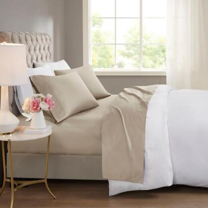 Beautyrest 600 Thread Count Cooling Cotton Rich Sheet Set - Queen 