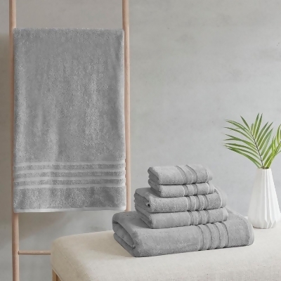 Olliix Nurture Sustainable Antimicrobial 6 Piece Towel Set 