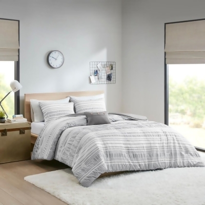 Intelligent Design Lumi Striped Comforter Set - Twin/Twin XL 