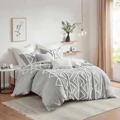 INK+IVY Hayes Chenille 3 Piece Cotton Comforter Set - Full/Queen 