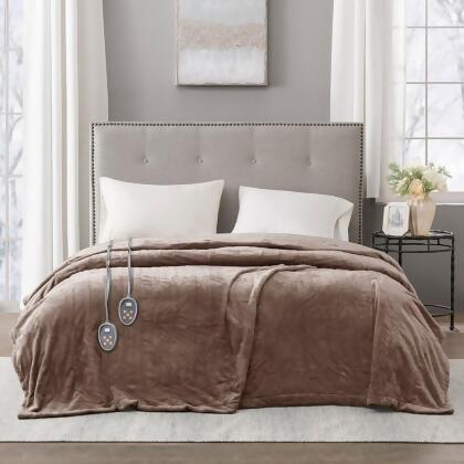 Beautyrest Heated Plush Blanket - Twin 