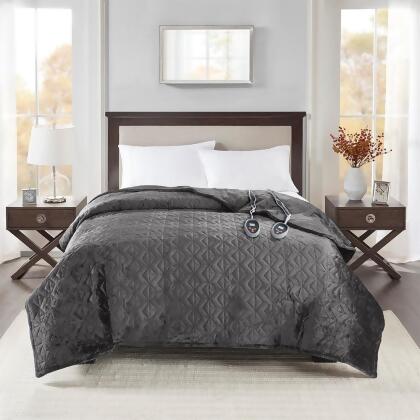 Beautyrest Pinsonic Microlight Heated Quilt - King 