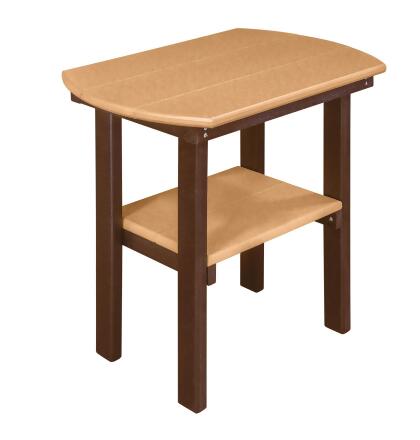 OS Home and Office Model 525CTB Oval End Table Made in the USA- Cedar on Tudor B 