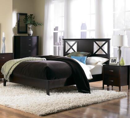 Homelegance Hammond 3 Piece Platform Bedroom Set in Merlot 