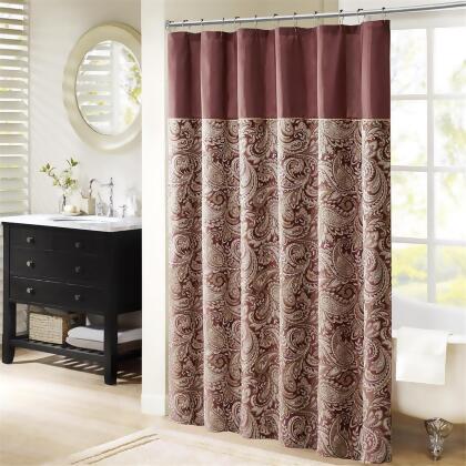 Madison Park Aubrey Jacquard Shower Curtain 72x72