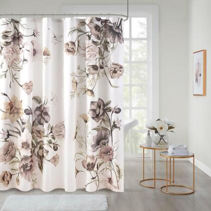 Madison Park Cassandra Printed Cotton Shower Curtain 72x72