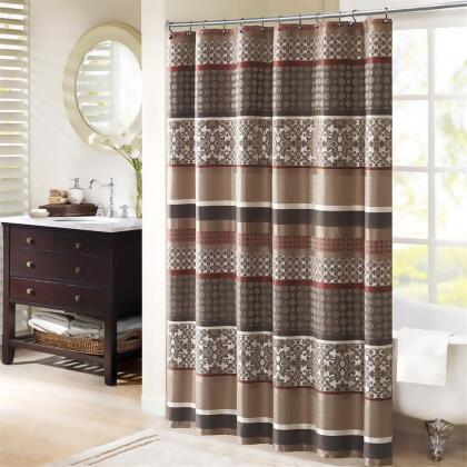 Madison Park Princeton Jacquard Shower Curtain 72x72