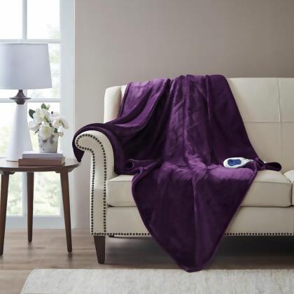Beautyrest Heated Microlight to Berber Throw - 60x70