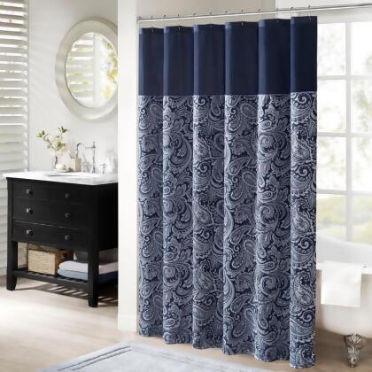 Madison Park Aubrey Jacquard Shower Curtain 72x72