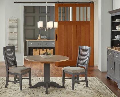 A-America Port Townsend Sideboard in Gull Grey & Seaside Pine alternate image
