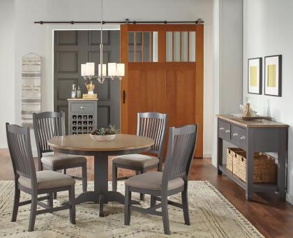 A-America Port Townsend Sideboard in Gull Grey & Seaside Pine alternate image