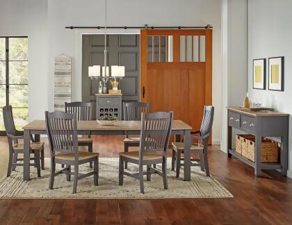 A-America Port Townsend Sideboard in Gull Grey & Seaside Pine alternate image