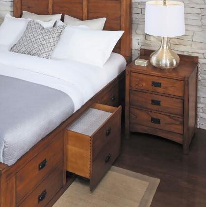 A-America Mission Hill 5 Piece Captains Bedroom Set in Harvest alternate image