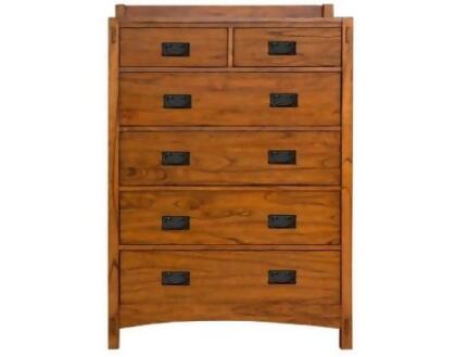 A-America Mission Hill 5 Piece Captains Bedroom Set in Harvest alternate image