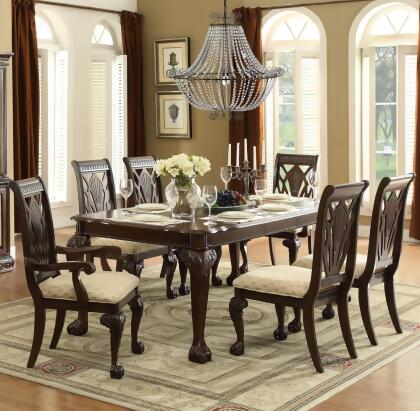 Homelegance Norwich Dining Table in Warm Cherry alternate image