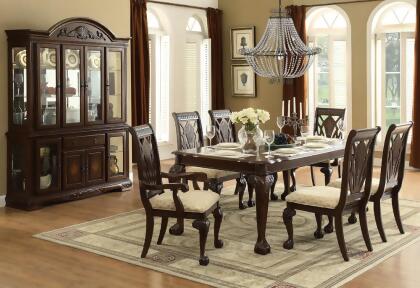 Homelegance Norwich Dining Table in Warm Cherry alternate image