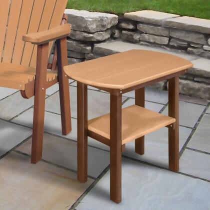 OS Home and Office Model 525CTB Oval End Table Made in the USA- Cedar on Tudor B alternate image