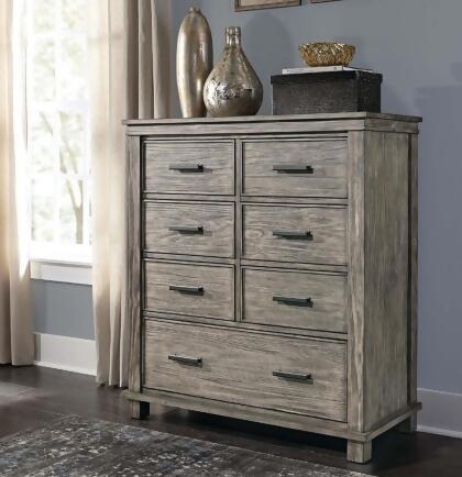 A-America Glacier Point 5 Piece Panel Bedroom Set in Greystone alternate image