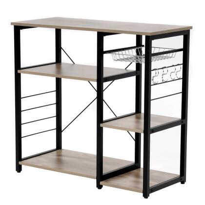 OS Home and Office Furniture Model 42247 Kitchen Island with Slide Out Vegetable alternate image