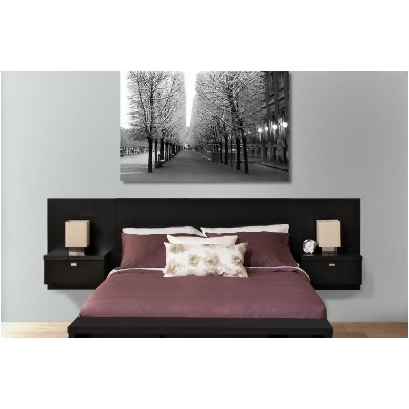 Prepac Series 9 Designer Wall Mounted Headboard System With 2 Nightstands In Bla From Beyond S At Com - Wall Mounted Headboard Prepac Series 9 Designer Wall Mounted Headboard System With 2 Nightstands In Bla From Beyond S At Com - Wall Mounted Headboard