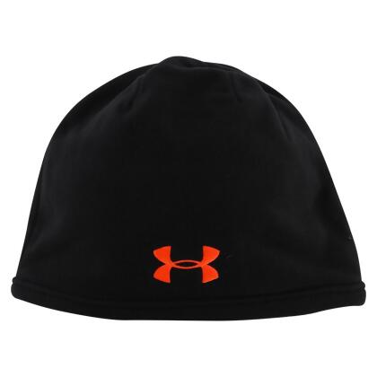 orange under armour beanie