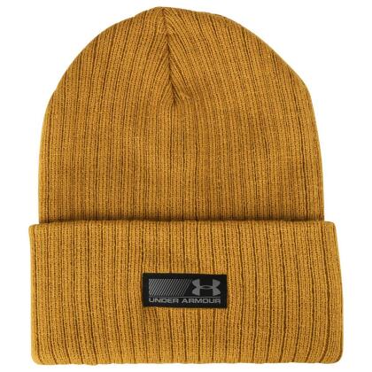 brown under armour beanie