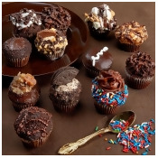 Mini Chocolate Lovers Cupcakes by Bake Me A Wish Mini Chocolate Lovers Cupcakes by Bake Me A Wish
