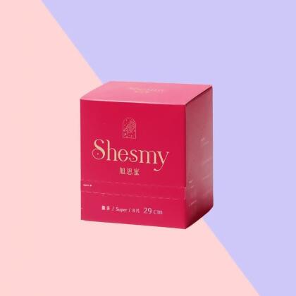 Shesmy 旭思蜜天然香氛環保衛生棉 - 量多29公分/抑菌親膚/瞬吸乾爽/無毒無塑 